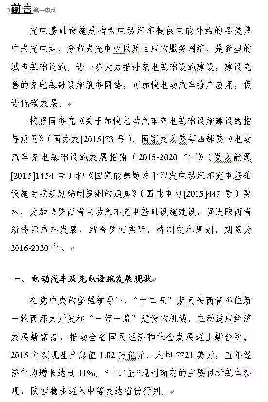 陕西省发布充电基础设施规划 2020年计划建桩超过9.44万