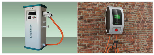 常见新能源纯电动车的充电桩种类区别