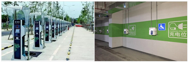 常见新能源纯电动车的充电桩种类区别