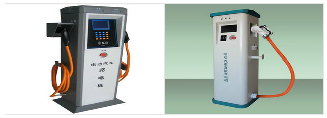 常见新能源纯电动车的充电桩种类区别