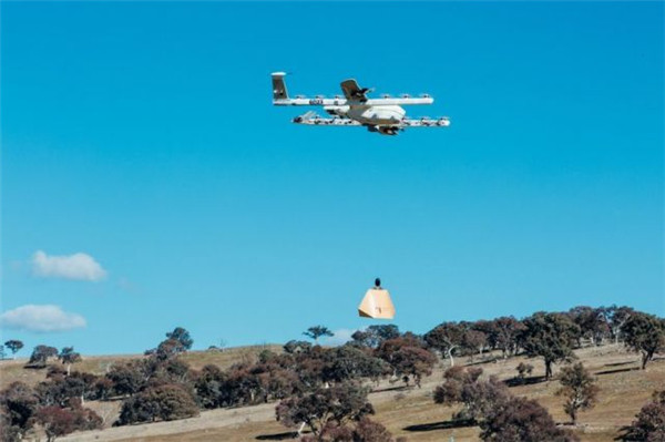 谷歌无人机在澳大利亚为用户送卷饼 直接送到用户后院