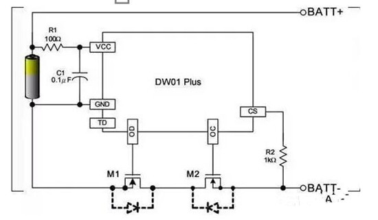 分析：锂电池过充电、过放电、短路保护电路详解