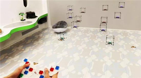 乐高研发积木遥控器,可编排无人机队形 乐高研发积木遥控器,可编排无人机队形