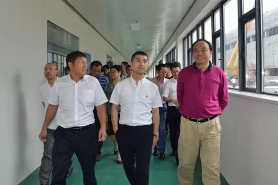 广微控股集团董事长陈炫霖一行莅临湖北猛狮新