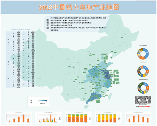 2018中国动力电池产业地图正式发布