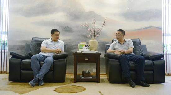 航天机电董事长张建功一行莅临猛狮科技总部参观交流 航天机电董事长张建功一行莅临猛狮科技总部参观交流