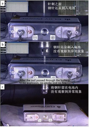 动力电池两大破坏性测试