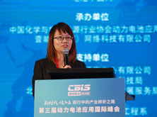 中国汽车技术研究中心动力电池领域首席专家王芳主持会议