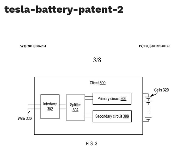 特斯拉发布新冗余电池管理系统专利