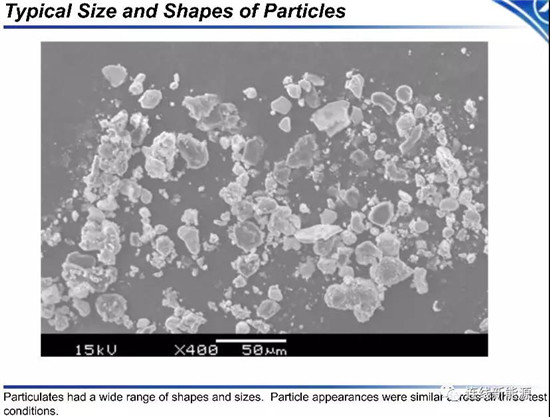 NASA电池安全研究:18650电池不同气氛热失控颗粒物成分分析