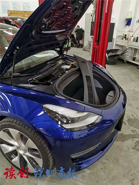 56万买特斯拉,不到一周电池坏!深圳女车主:我不想坐引擎盖维权