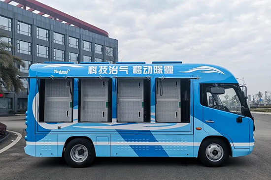 研发“新能源空气净化除霾专用车” 银隆助力打赢蓝天保卫战 研发“新能源空气净化除霾专用车” 银隆助力打赢蓝天保卫战