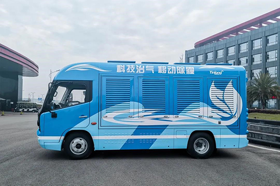 研发“新能源空气净化除霾专用车” 银隆助力打赢蓝天保卫战 研发“新能源空气净化除霾专用车” 银隆助力打赢蓝天保卫战