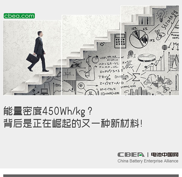 能量密度450Wh/kg?背后是正在崛起的又一种新材料! 能量密度450Wh/kg?背后是正在崛起的又一种新材料!