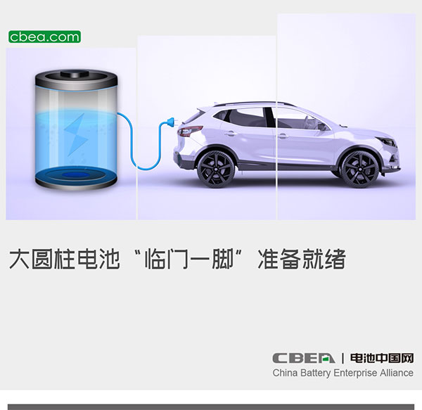 大圆柱电池“临门一脚”准备就绪 大圆柱电池“临门一脚”准备就绪