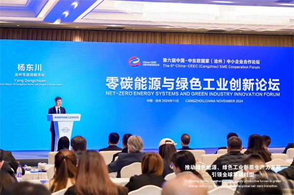 “绿”动沧州,零碳能源与绿色工业创新论坛顺利召开 “绿”动沧州,零碳能源与绿色工业创新论坛顺利召开