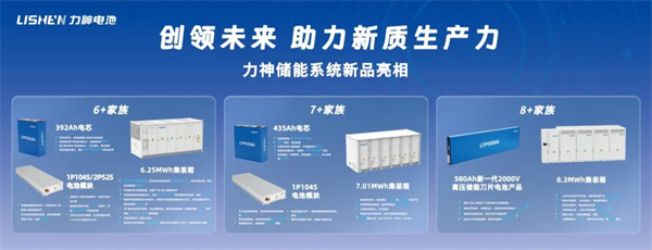 力神(青岛)新签3GWh储能订单,发布6+、7+、8+储能新品 力神(青岛)新签3GWh储能订单,发布6+、7+、8+储能新品