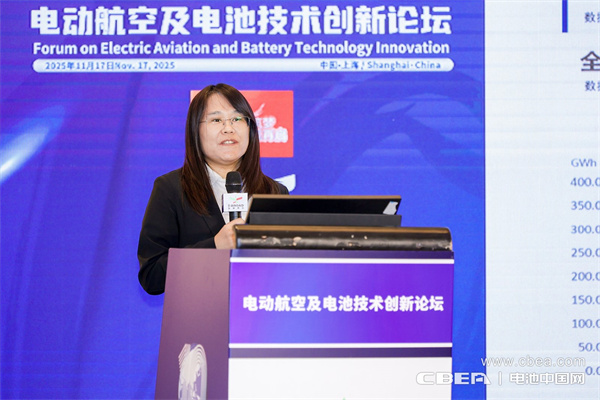 宁德时代金海族发表主题演讲：航空用动力电池技术的挑战与思考