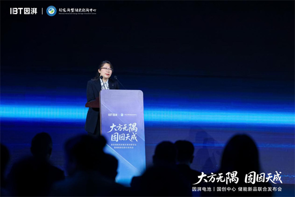 因湃电池行业首发 587Ah 固液混合储能大电芯