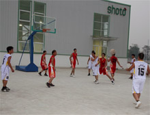 双登集团员工篮球比赛