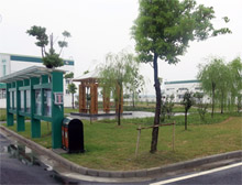 双登集团优美的新生产基地环境