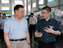 环保部规划财务司张士宝副司长调研超威