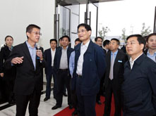 浙江省副省长熊建平一行调研超威